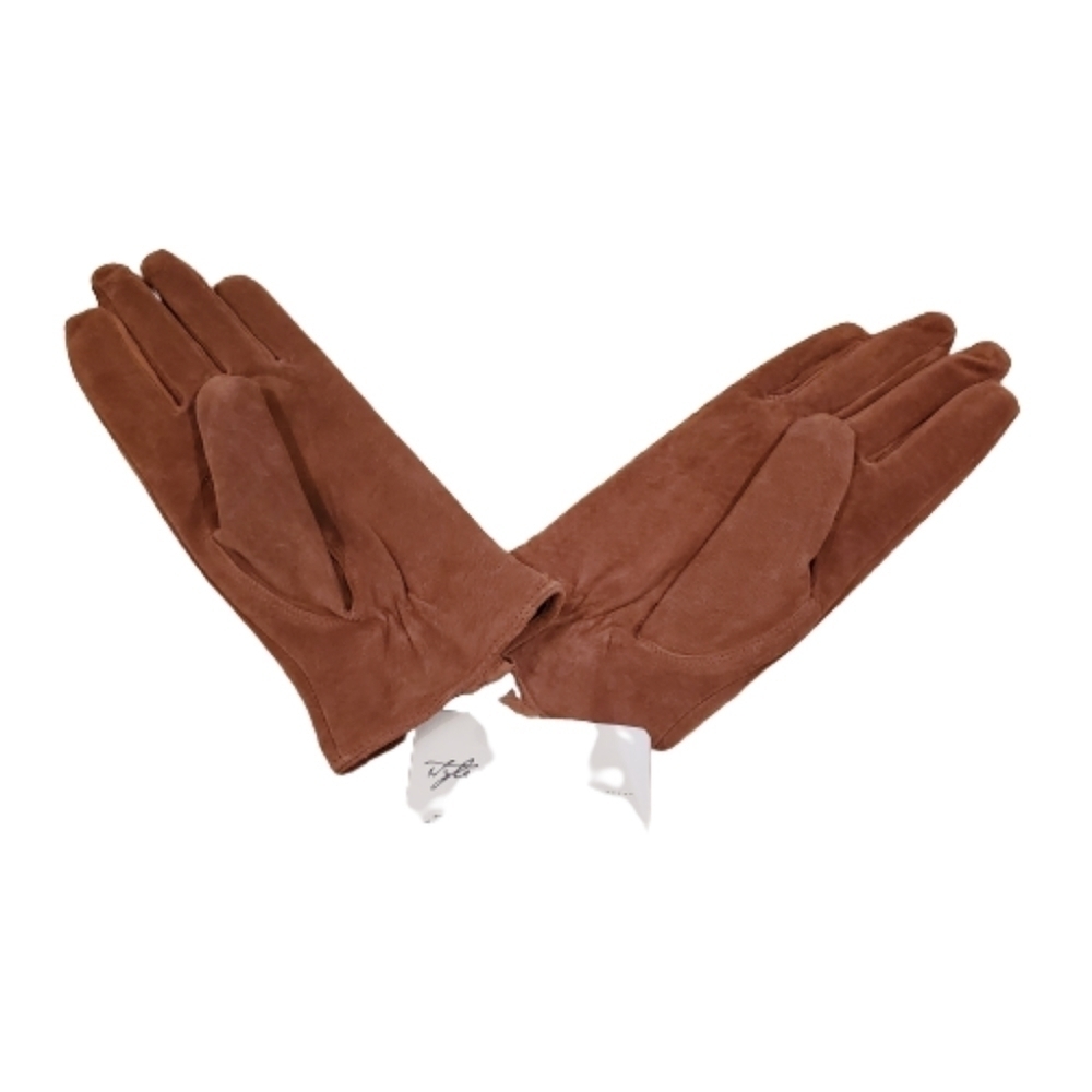 Nolan Camel Colored Gloves with Jeweled Accent NWT - Picture 3 of 8